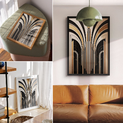 Premium wall art Modern Arches Elegance Art Deco Contrast