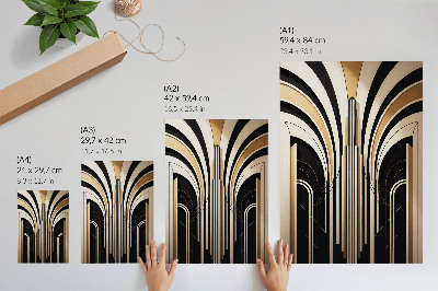 Premium wall art Modern Arches Elegance Art Deco Contrast