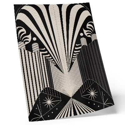 Poster Bold contrasts of geometric forms and modernity