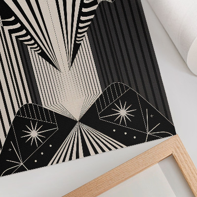 Poster Bold contrasts of geometric forms and modernity