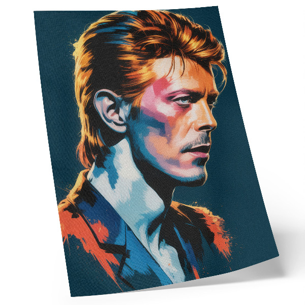 Premium wall art A pop art portrait with dynamic colors