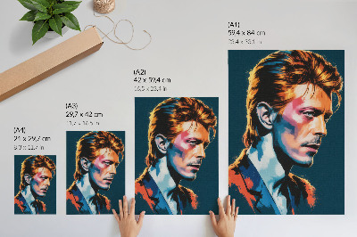 Premium wall art A pop art portrait with dynamic colors