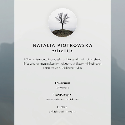 Decorative poster A wooden cottage in minimalism by the water