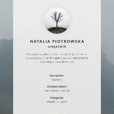 Decorative poster A wooden cottage in minimalism by the water