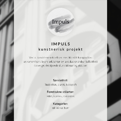 Poster A charming French café with an atmospheric terrace