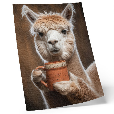 Art print Animal closeness warm brown tones