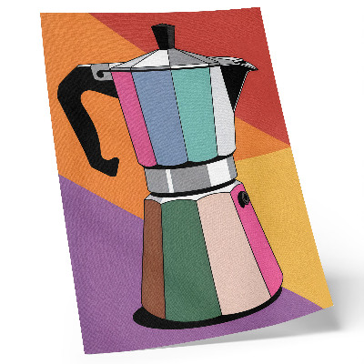 Decorative poster Contrasting colors, expressive style, fruitful combination