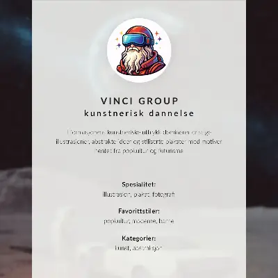 Decorative poster with contrasting colors and an expressive, fruitful style