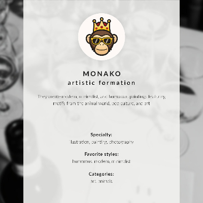 Premium wall art Colorful elephant, contrasting colors, intense color