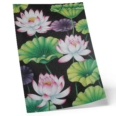 Premium wall art featuring the beauty of nature with flowers and green leaves