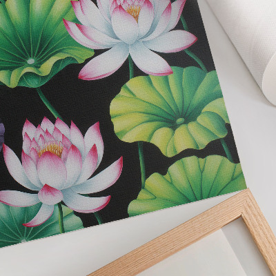 Premium wall art The beauty of nature flowers and green leaves