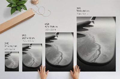 Premium wall art Flight perspective minimalist mood nature
