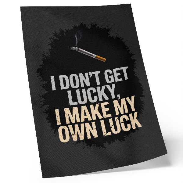 Art print Motivational slogan: minimalist design