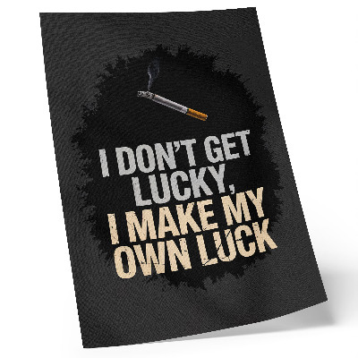 Art print Motivational slogan: minimalist design