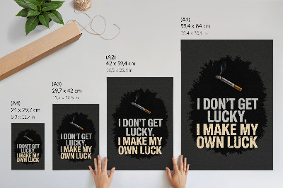 Art print Motivational slogan: minimalist design