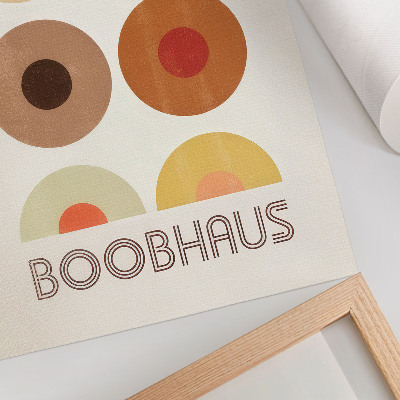 Premium wall art Boobhaus Bauhaus style graphics
