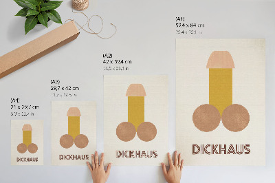 Decorative poster Dickhaus Bauhaus style graphics
