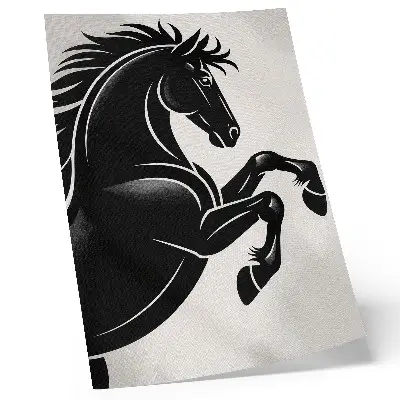 Decorative poster black and white modern dynamism contrast print