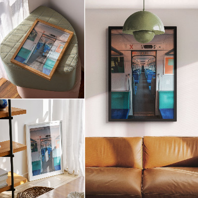 Decorative poster Modern interior geometric design harmony