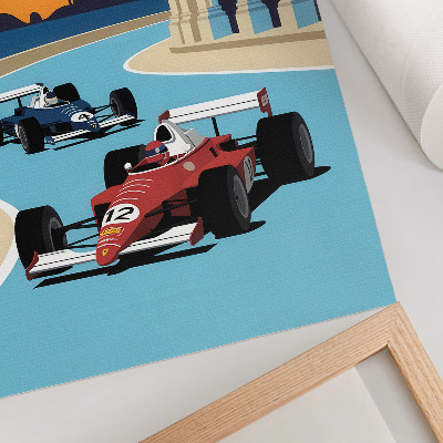 Decorative poster Exotic Sunset Race
