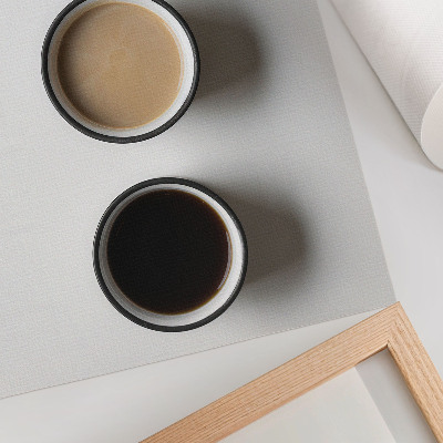 Decorative poster Three different drinks minimalist arrangement