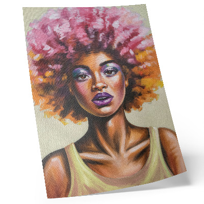 Art print Vivid colors, expressive figure, strong facial expression