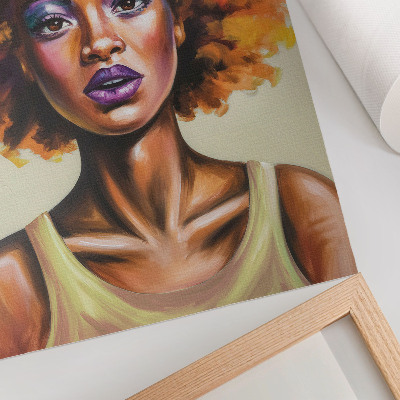 Art print Vivid colors, expressive figure, strong facial expression