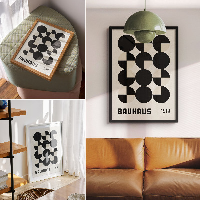 Art print Geometric forms harmony modernity minimalism