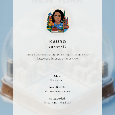 Premium wall art Miniature city in a sphere, winter atmosphere, magic