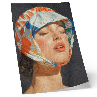 Poster Realism headgear contrast color modernity