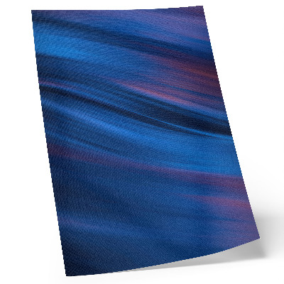 Poster Dynamic color bands in shades of blue
