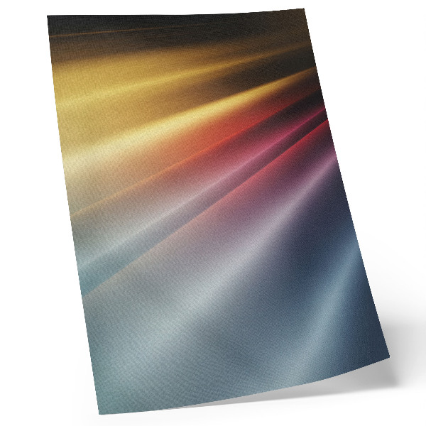 Premium wall art Colored stripes from yellow to navy blue