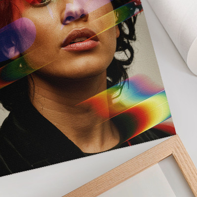 Decorative poster Colorful accents, intense modernity, dynamics
