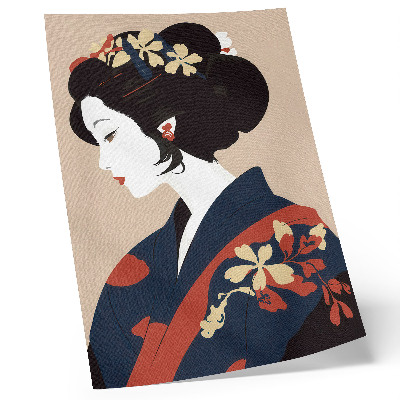 Poster Stylish woman in traditional attire