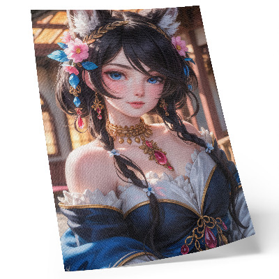 Premium wall art Fantasy portrait of a woman with jewelry