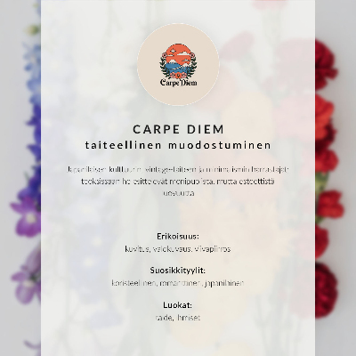 Poster Fantastic atmosphere, magical figure, ice crystals