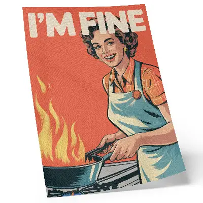Premium wall art pop art style with colorful accents and a dynamic composition