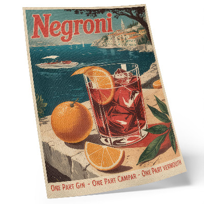 Poster Intense colors, holiday atmosphere, sea, orange