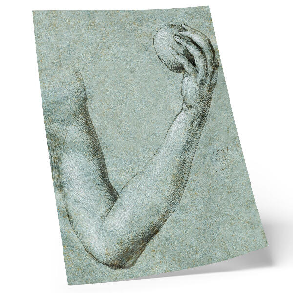 Decorative poster Eve's Arm (1507) by Albrecht Dürer