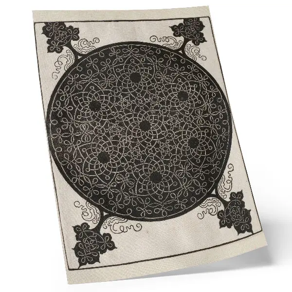 Art print Albrecht Dürer's The Sixth Knot, 7 Small Knot Systems with Black Centers (ca. 1506)
