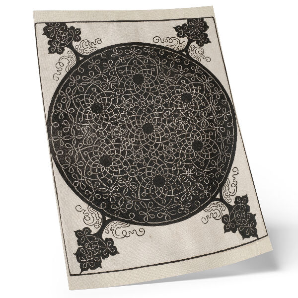 Art print The Sixth Knot, 7 Small Knot Systems with Black Centers (ca. 1506) by Albrecht Dürer