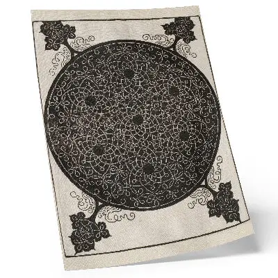 Art print Albrecht Dürer's The Sixth Knot, 7 Small Knot Systems with Black Centers (ca. 1506)