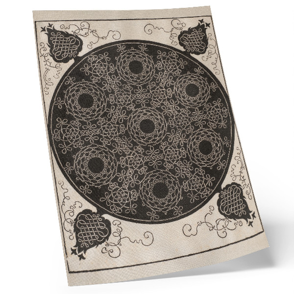 Premium wall art The Fourth Knot, 7 Round Knot Groups with Black Centers (ca. 1506) by Albrecht Dürer