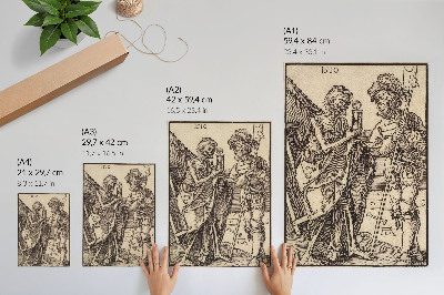 Art print Death and Lansquenet (1510) by Albrecht Dürer