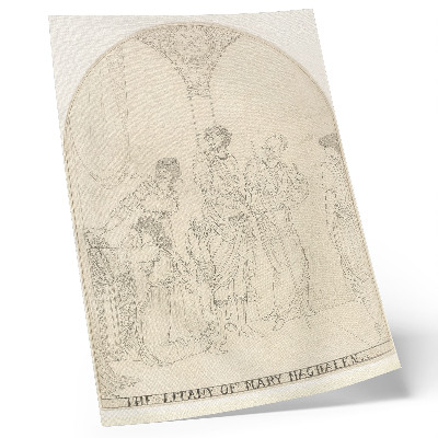 Decorative poster Litany of Mary Magdalene by Aubrey Vincent Beardsley