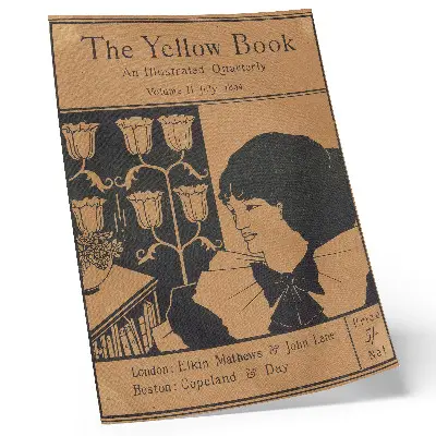 Art print cover of The Yellow Book an illustrated quarterly Volume II July 1894 by Aubrey Beardsley