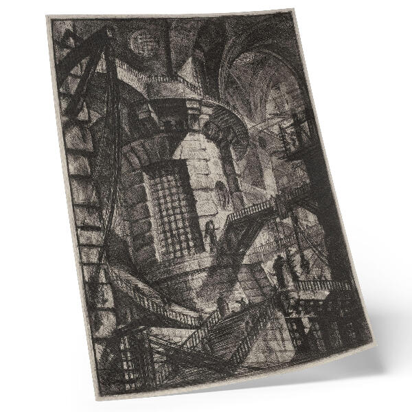 Decorative poster The Round Tower (1780s) – Giovanni Battista Piranesi
