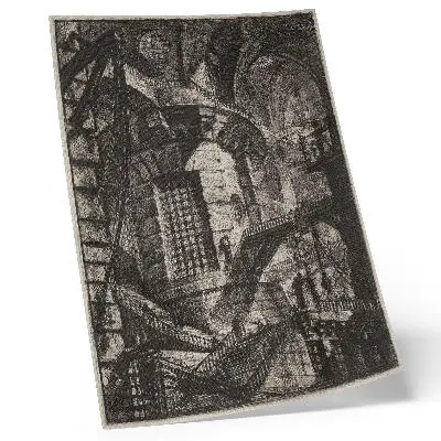 The Round Tower by Giovanni Battista Piranesi decorative art print from the 1780s