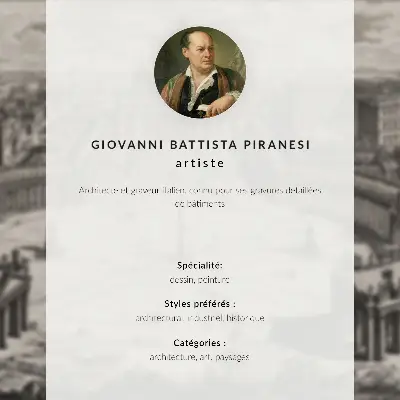 Ancient Temple print by Giovanni Battista Piranesi poster