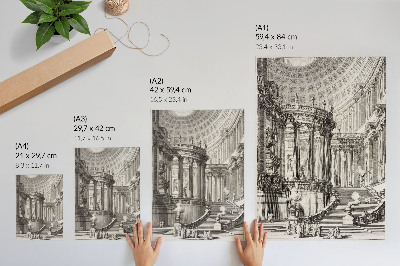 Poster Ancient Temple – Giovanni Battista Piranesi